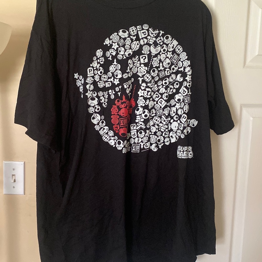 Super Mario ghost collage tee